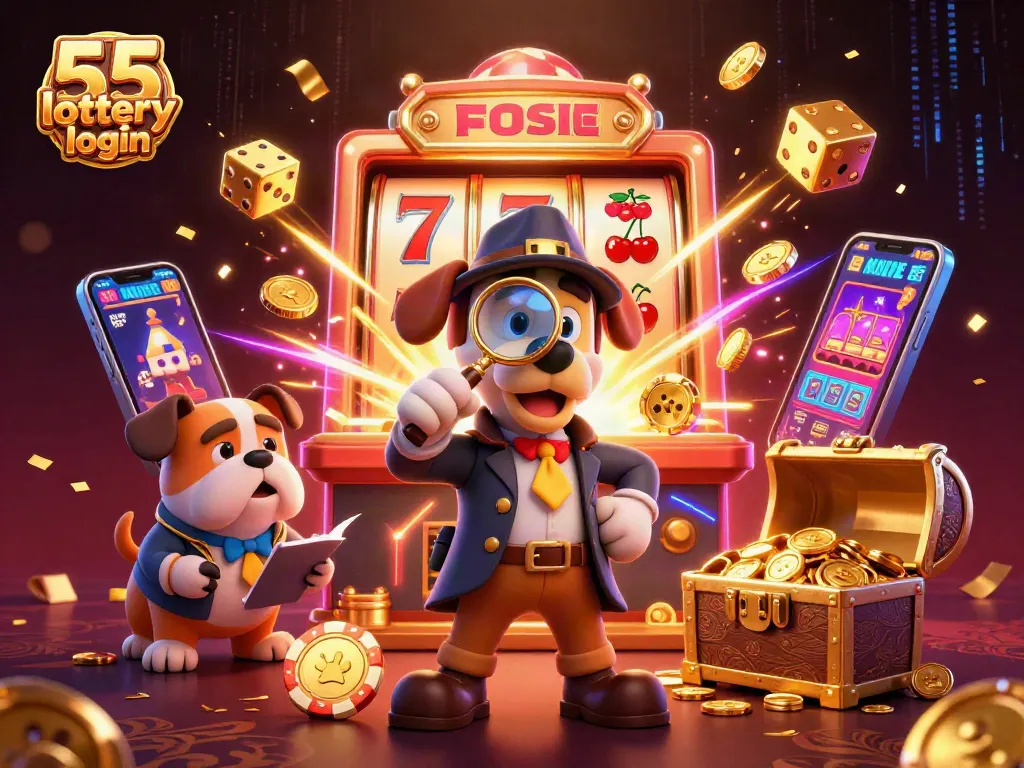 Generate excitement with the 55 lottery login as the detective uncovers hidden treasures in the casino.